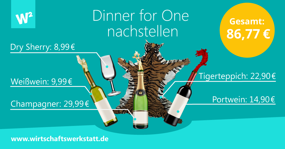 Dinner for One nachstellen